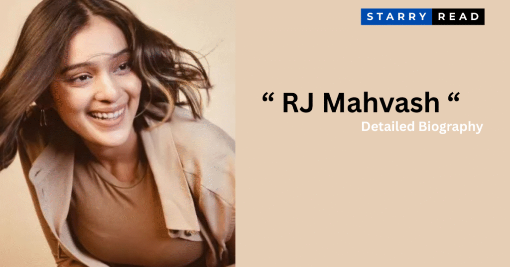 Biography cover of RJ Mahvash