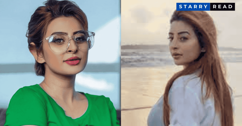 A pic of Ankita Dave in Glasses and Beach