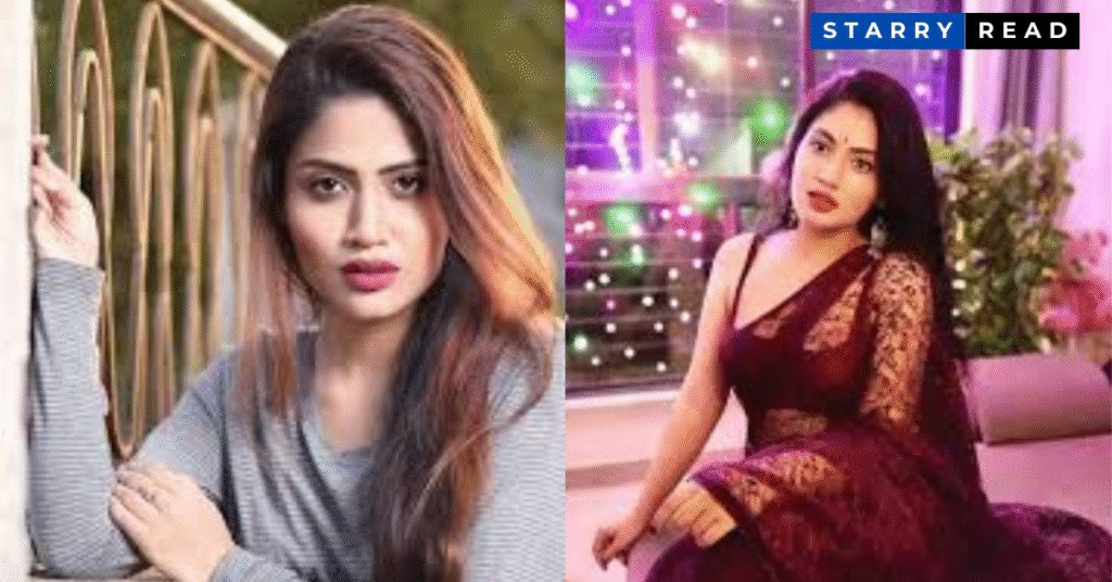 A blog pic of Manvi chugh in saree