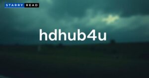 HDHub4u logo with text promoting free downloads of South Hindi dubbed movies for 2025 featuring latest releases and star cast