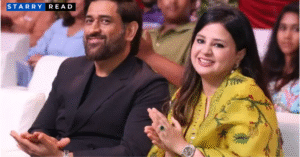 A picture of Sakshi Dhoni with her Husband MS Dhoni